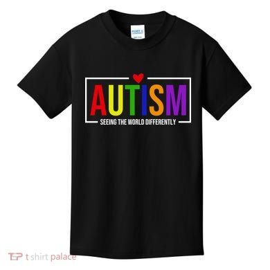 Autism Seeing The World Differently Kids T-Shirt