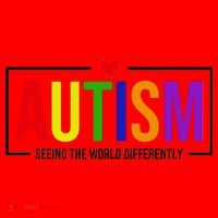 Autism Seeing The World Differently Santa Hat thumb 1