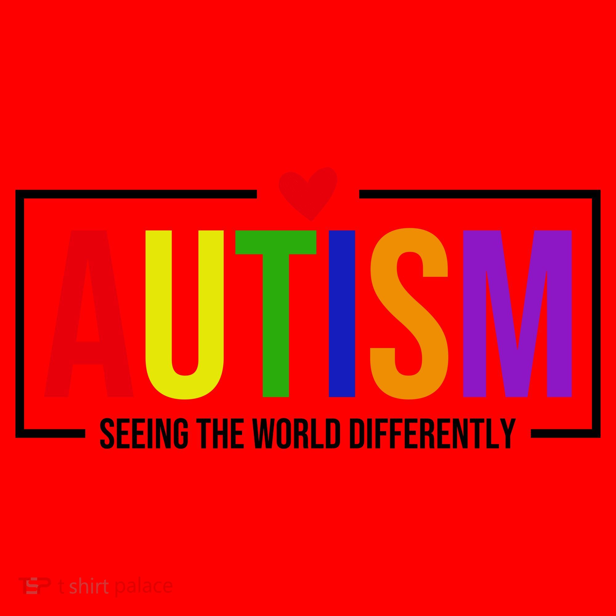 Autism Seeing The World Differently Santa Hat