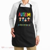Autism Seeing The World From A Different Angle Autism Apron thumb 2