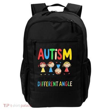 Autism Seeing The World From A Different Angle Autism Backpack