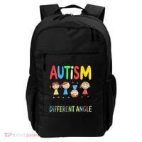 Autism Seeing The World From A Different Angle Autism Backpack thumb 0