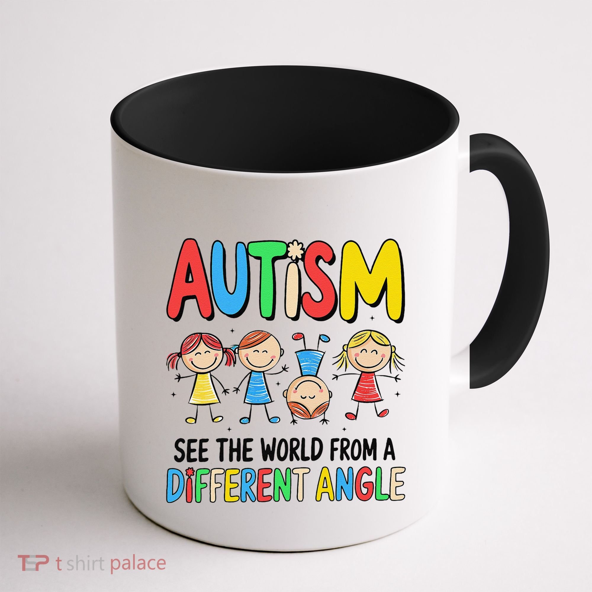 Autism Seeing The World From A Different Angle Autism Coffee Mug