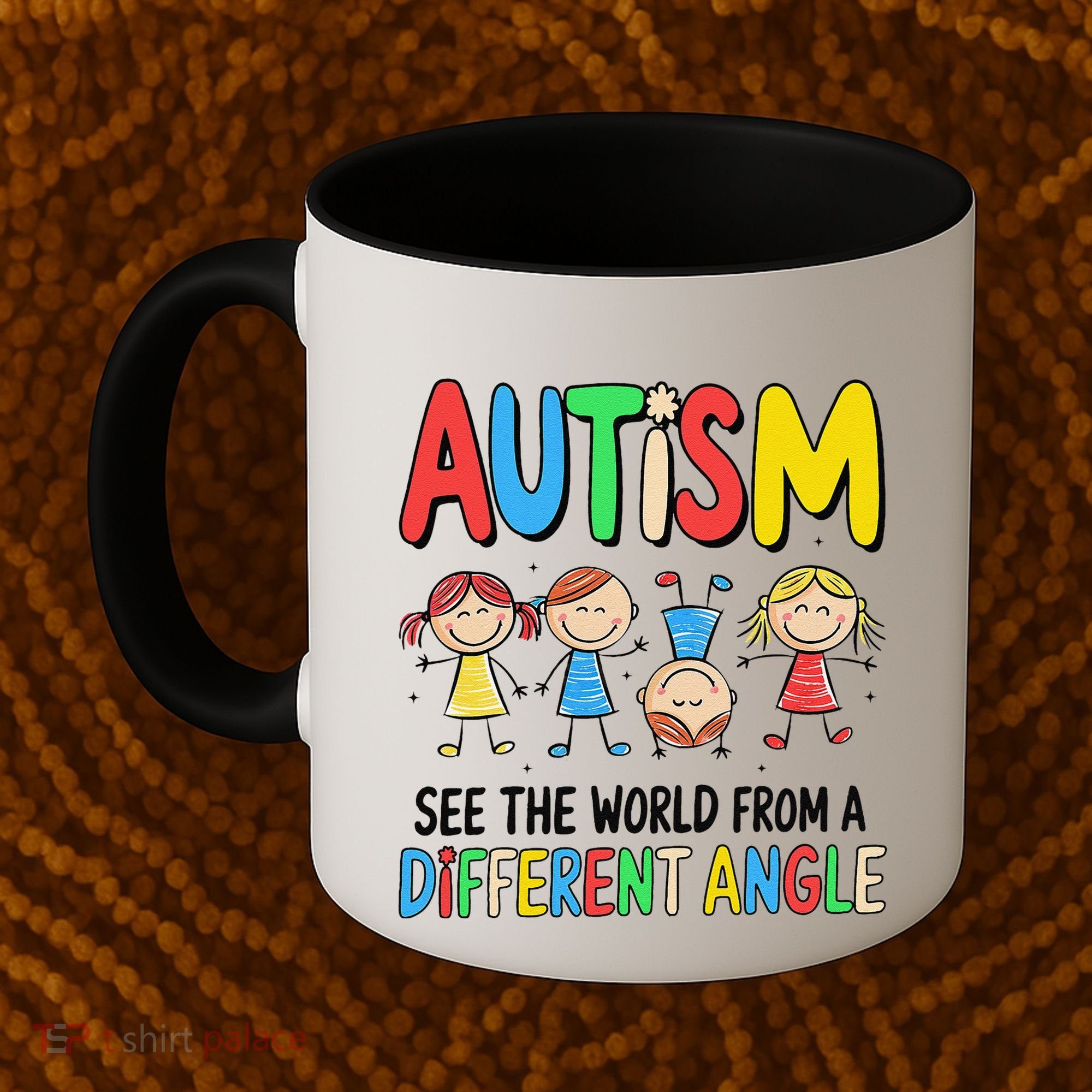 Autism Seeing The World From A Different Angle Autism Coffee Mug