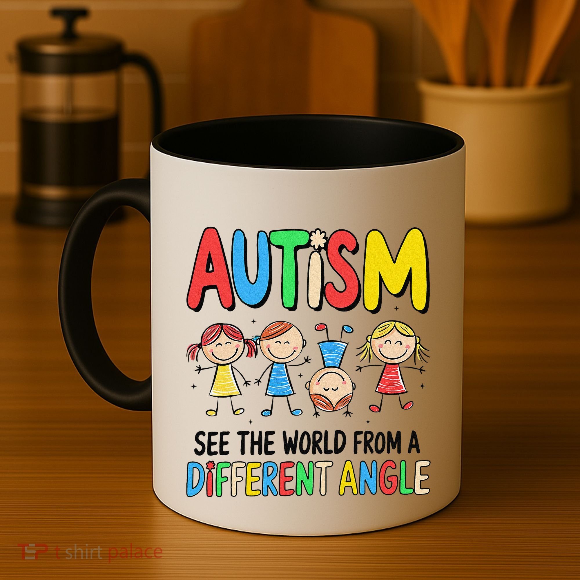 Autism Seeing The World From A Different Angle Autism Coffee Mug