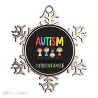 Autism Seeing The World From A Different Angle Autism Ornament thumb 0