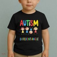 Autism Seeing The World From A Different Angle Autism Toddler T-Shirt thumb 2