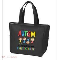 Autism Seeing The World From A Different Angle Autism Tote Bag thumb 3