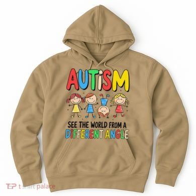 Autism Seeing The World From A Different Angle Autism Hoodie