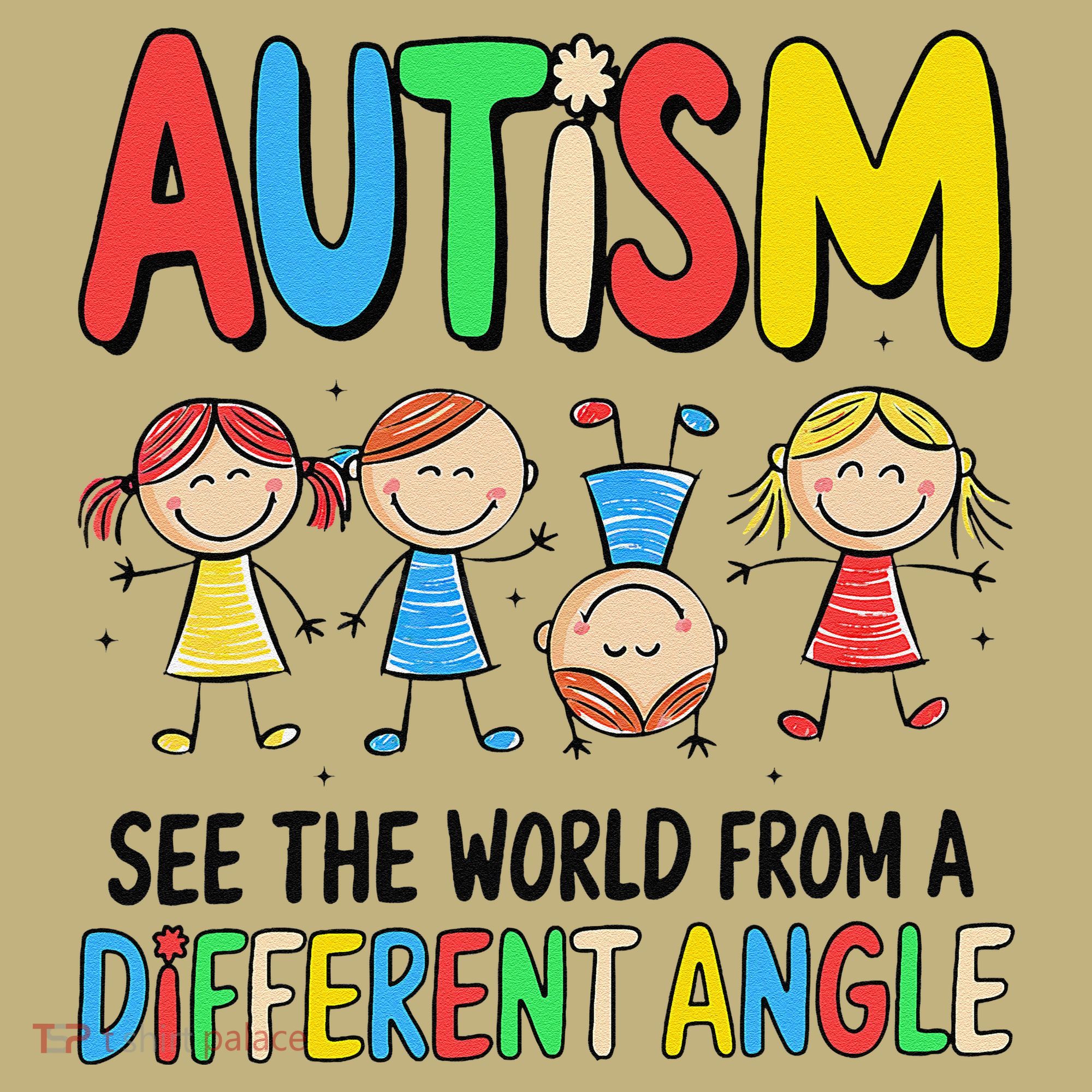 Autism Seeing The World From A Different Angle Autism Hoodie