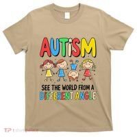 Autism Seeing The World From A Different Angle Autism T-Shirt thumb 0