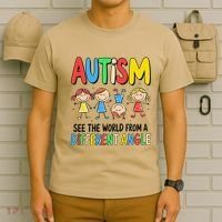 Autism Seeing The World From A Different Angle Autism T-Shirt thumb 6
