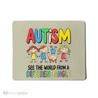 Autism Seeing The World From A Different Angle Autism Mousepad thumb 0