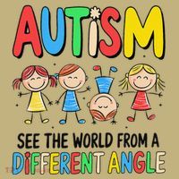 Autism Seeing The World From A Different Angle Autism Mousepad thumb 1