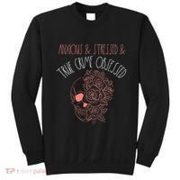 Anxious Stressed True Crime Obsessed Murder Shows Podcast Sweatshirt thumb 0