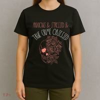 Anxious Stressed True Crime Obsessed Murder Shows Podcast T-Shirt thumb 4