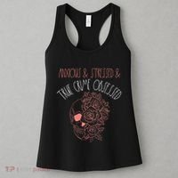 Anxious Stressed True Crime Obsessed Murder Shows Podcast Women's Tank Top thumb 3