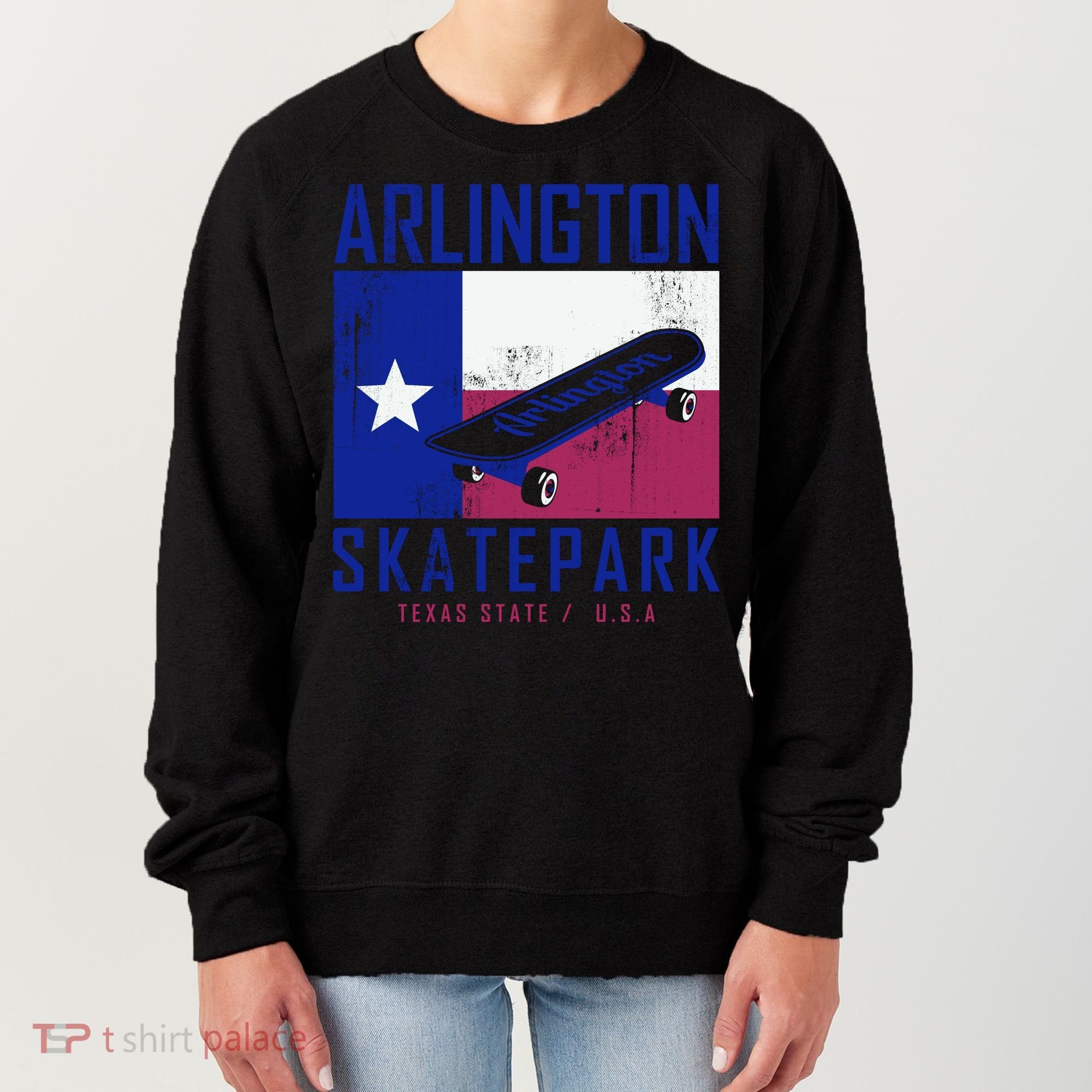 Arlington Skatepark Texas Women's Sweatshirt