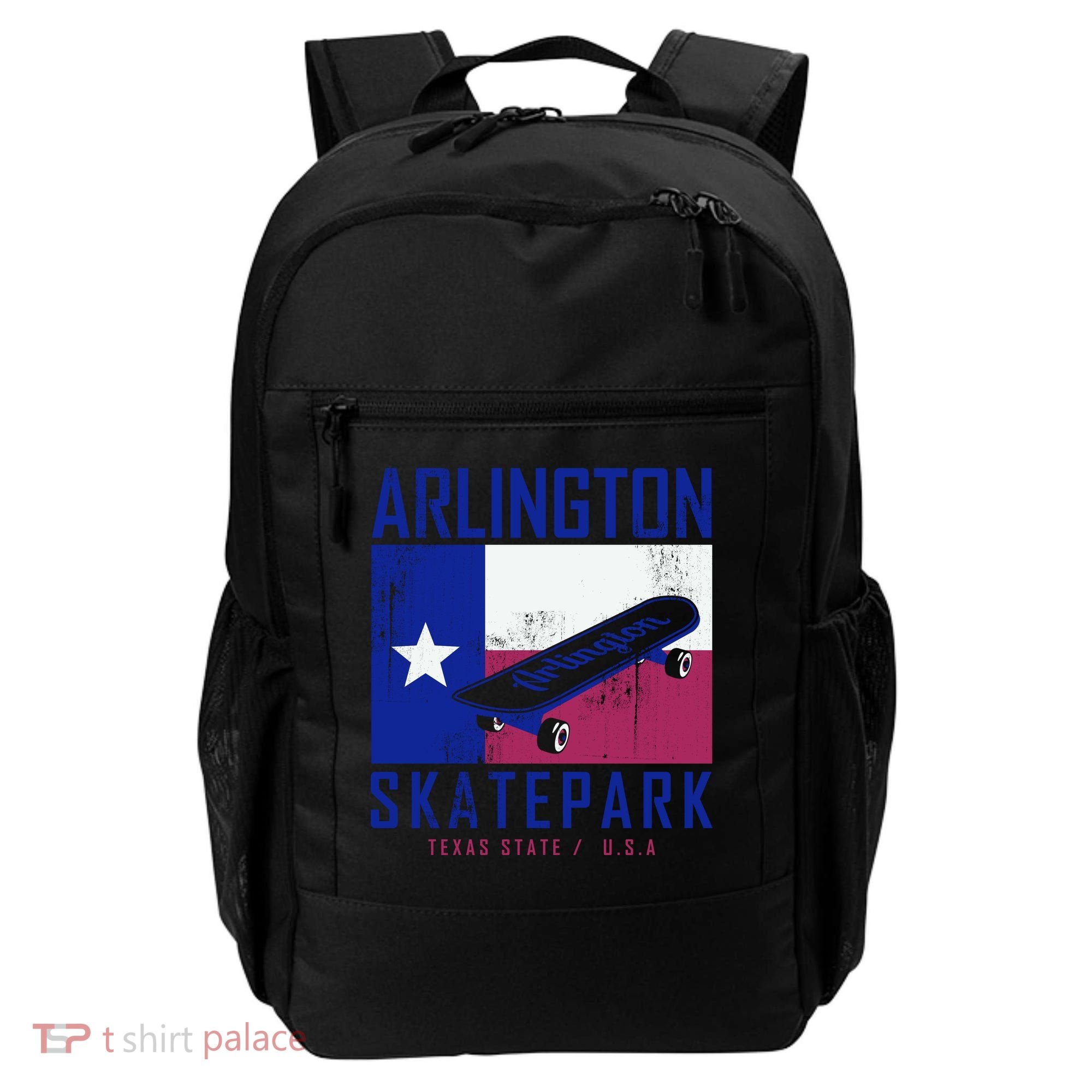 Arlington Skatepark Texas Backpack