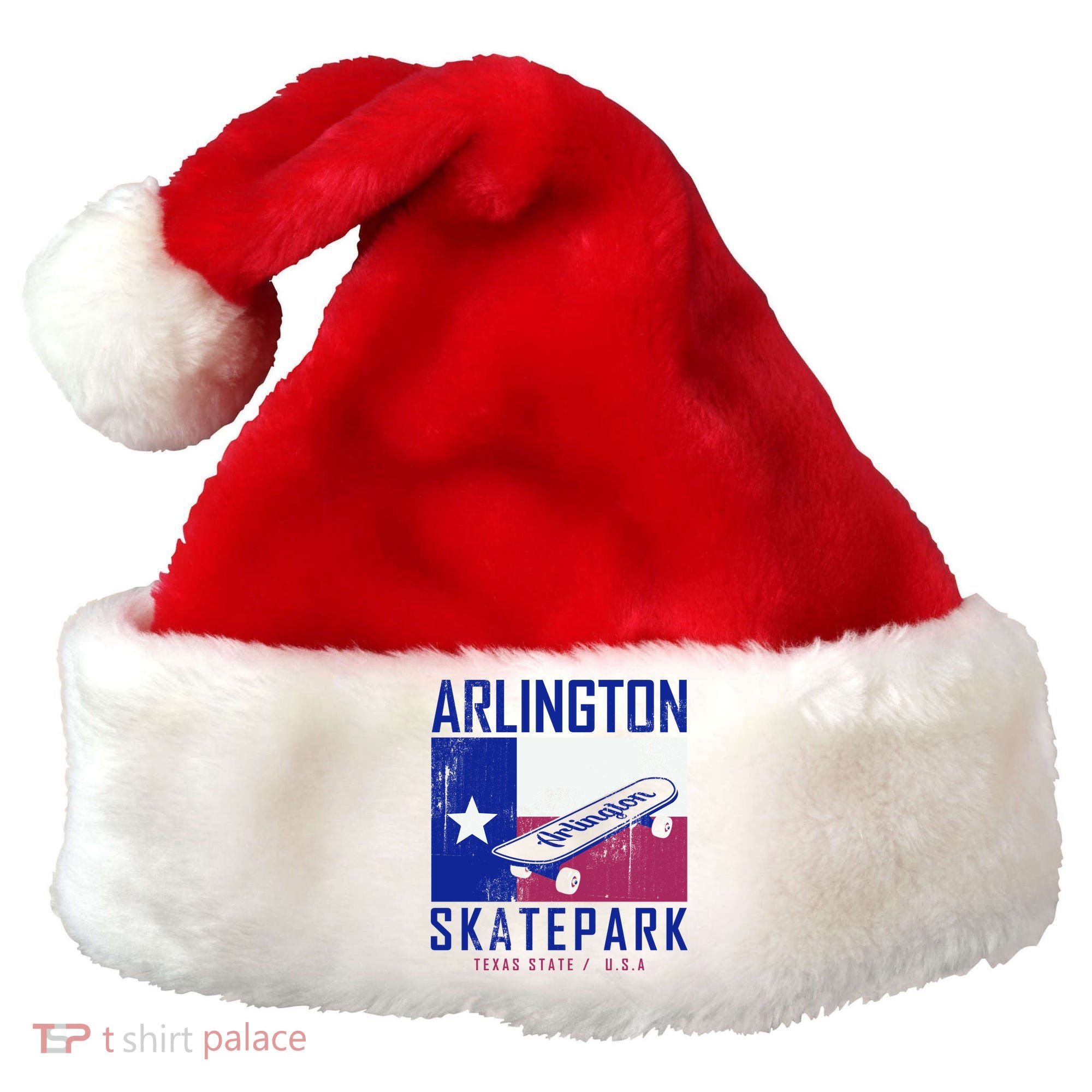 Arlington Skatepark Texas Santa Hat