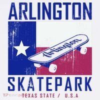 Arlington Skatepark Texas Hoodie thumb 7