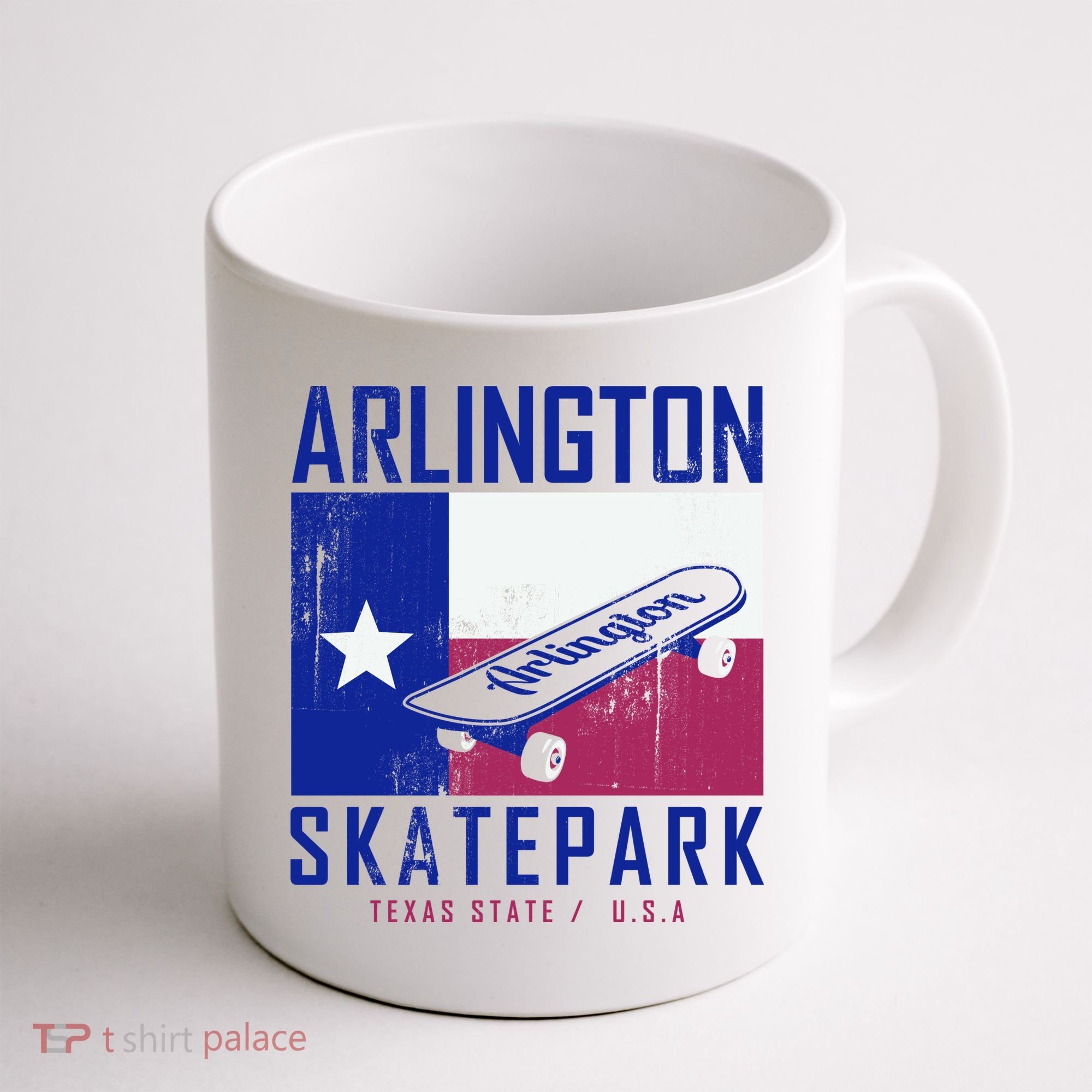 Arlington Skatepark Texas Coffee Mug
