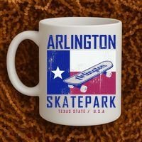 Arlington Skatepark Texas Coffee Mug thumb 2