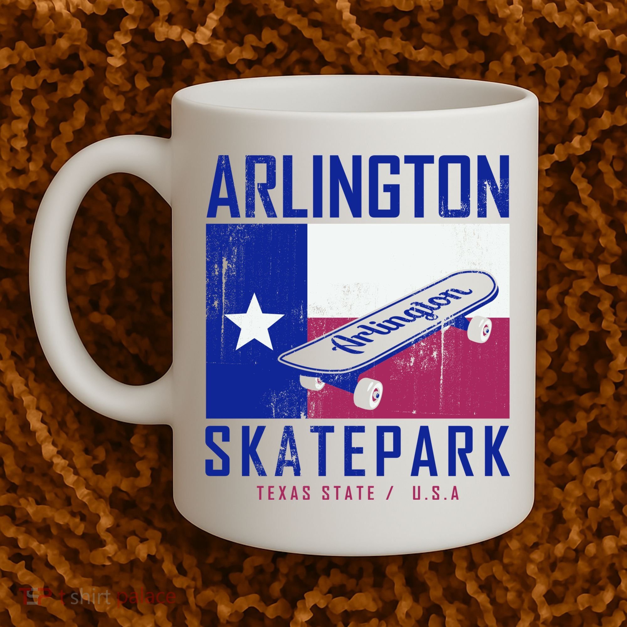 Arlington Skatepark Texas Coffee Mug