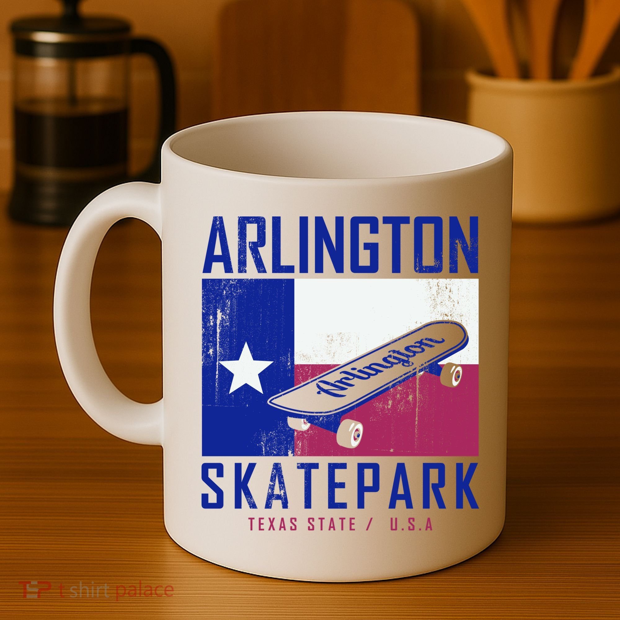 Arlington Skatepark Texas Coffee Mug