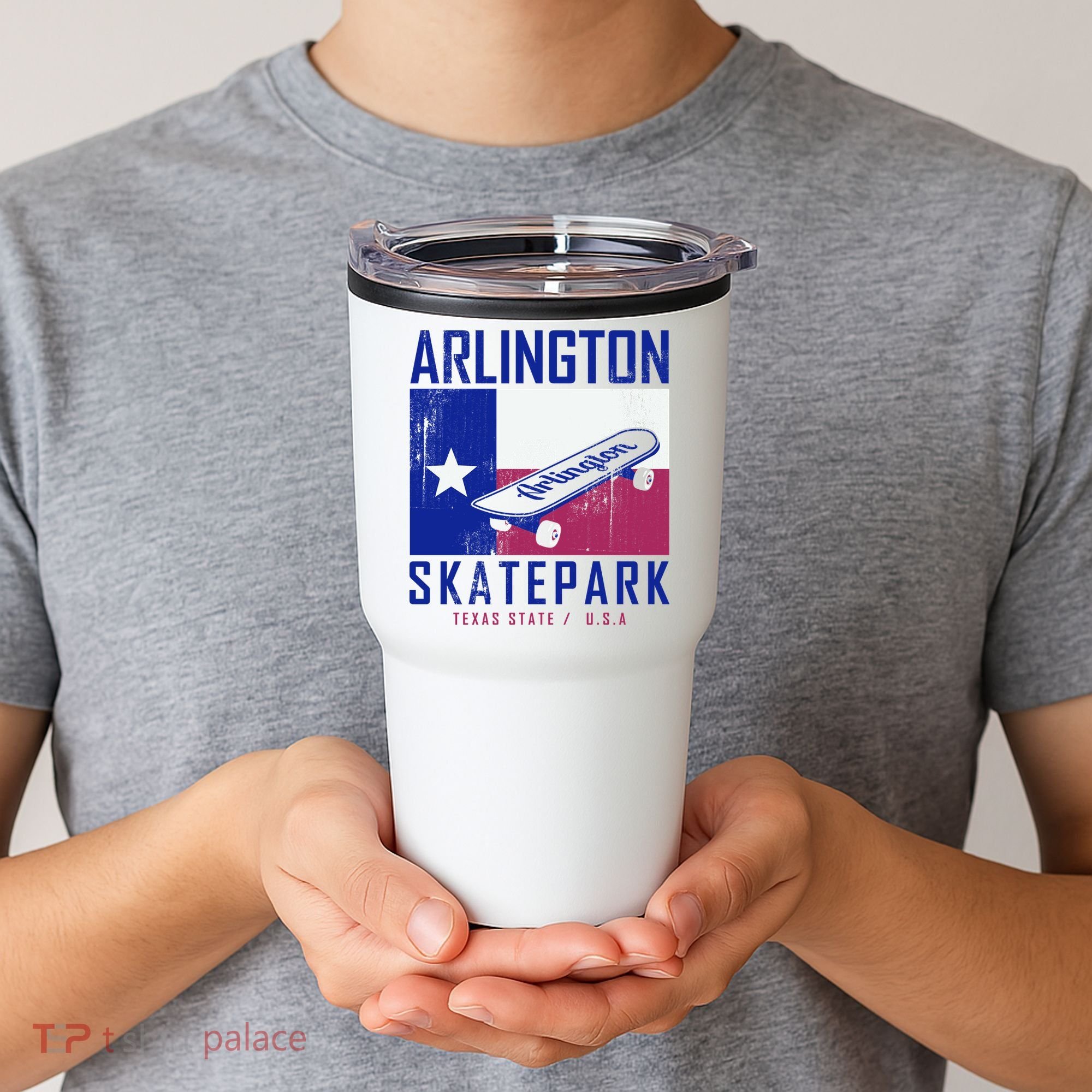 Arlington Skatepark Texas Tumbler