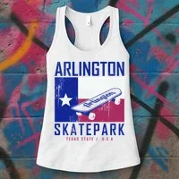 Arlington Skatepark Texas Women's Tank Top thumb 3