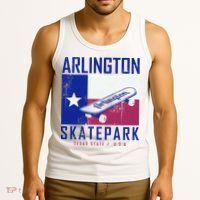 Arlington Skatepark Texas Tank Top thumb 3