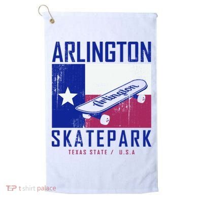 Arlington Skatepark Texas Golf Towel