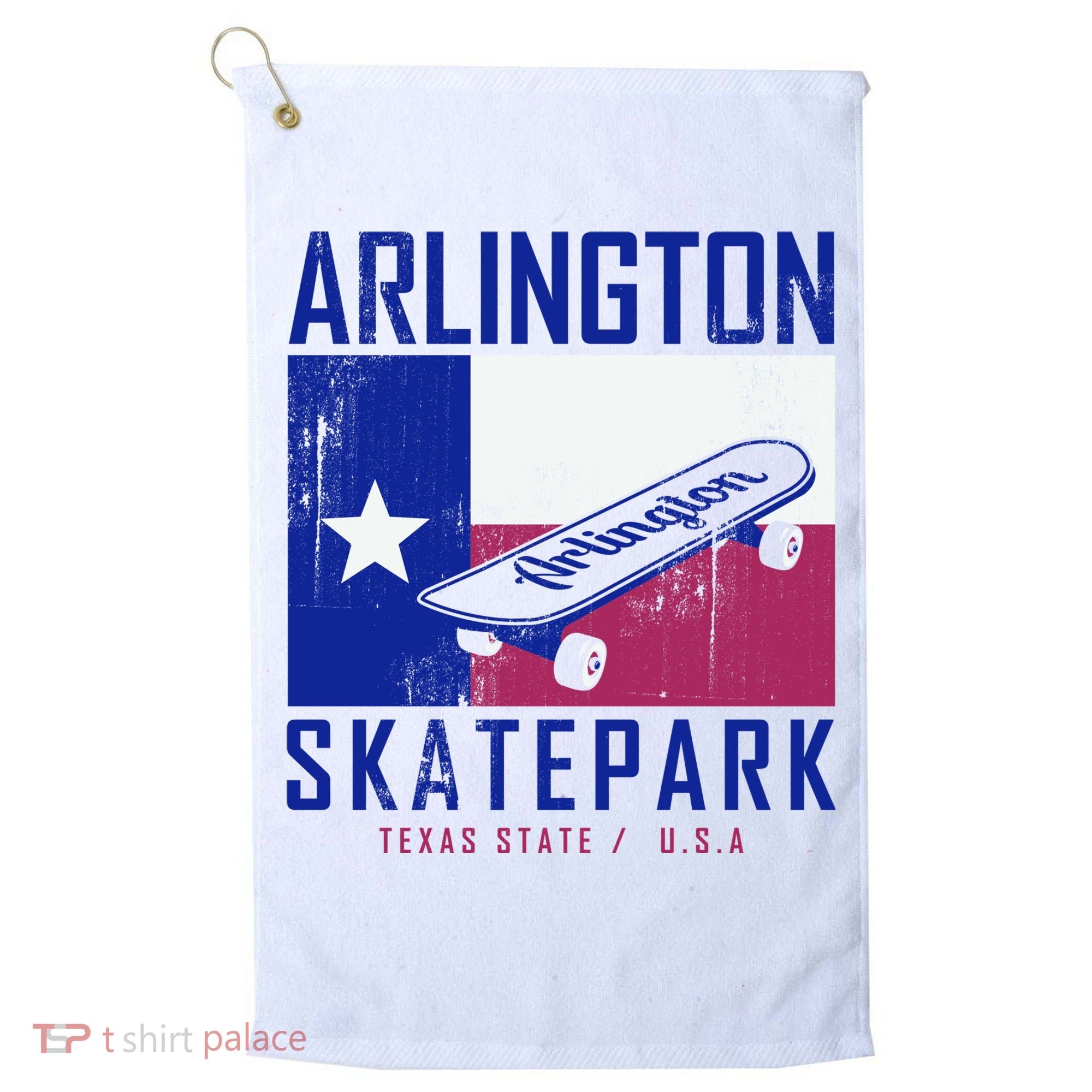 Arlington Skatepark Texas Golf Towel
