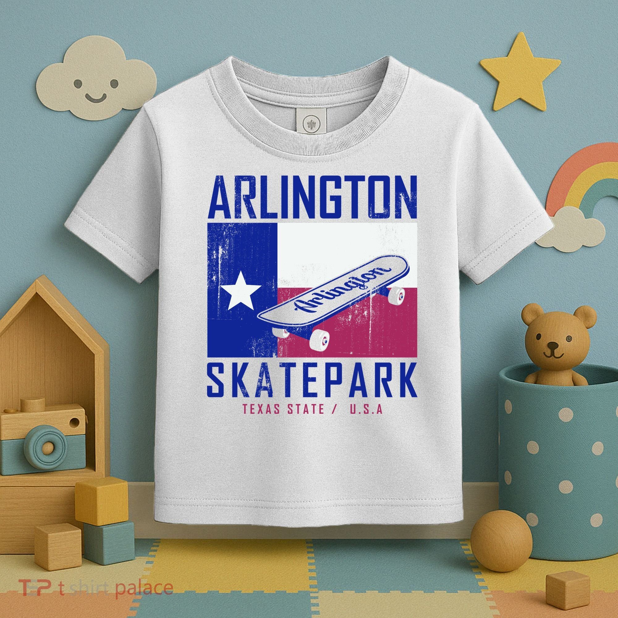 Arlington Skatepark Texas Toddler T-Shirt
