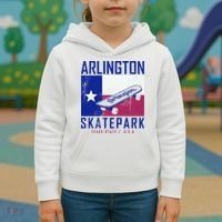 Arlington Skatepark Texas Kids Hoodie thumb 3
