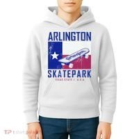 Arlington Skatepark Texas Kids Hoodie thumb 4