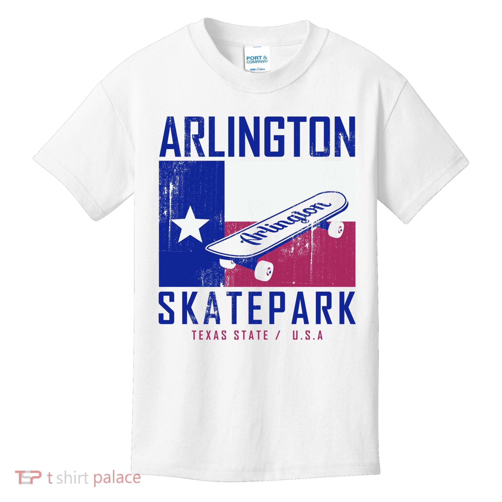 Arlington Skatepark Texas Kids T-Shirt