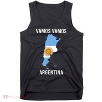 Argentina Soccer Team Jersey Shirts Argentina Flag Tank Top thumb 0