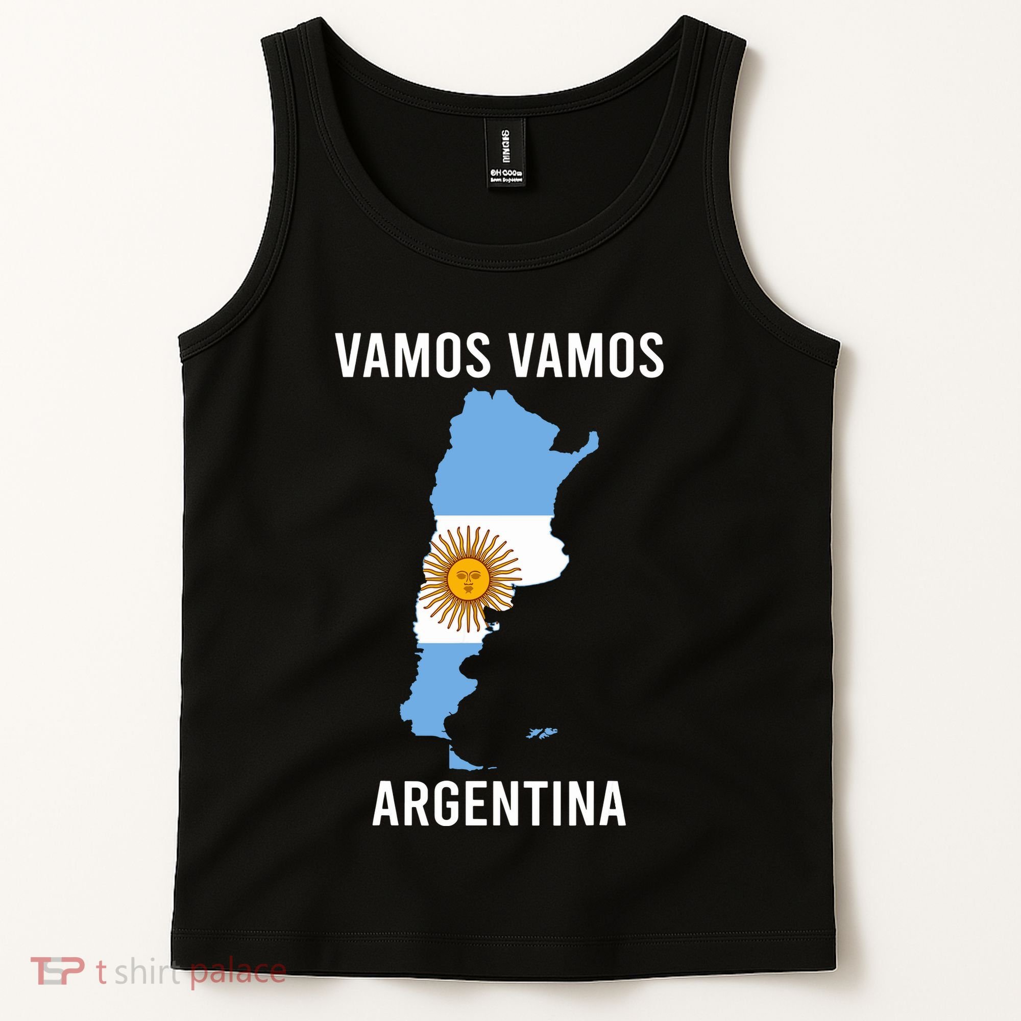 Argentina Soccer Team Jersey Shirts Argentina Flag Tank Top