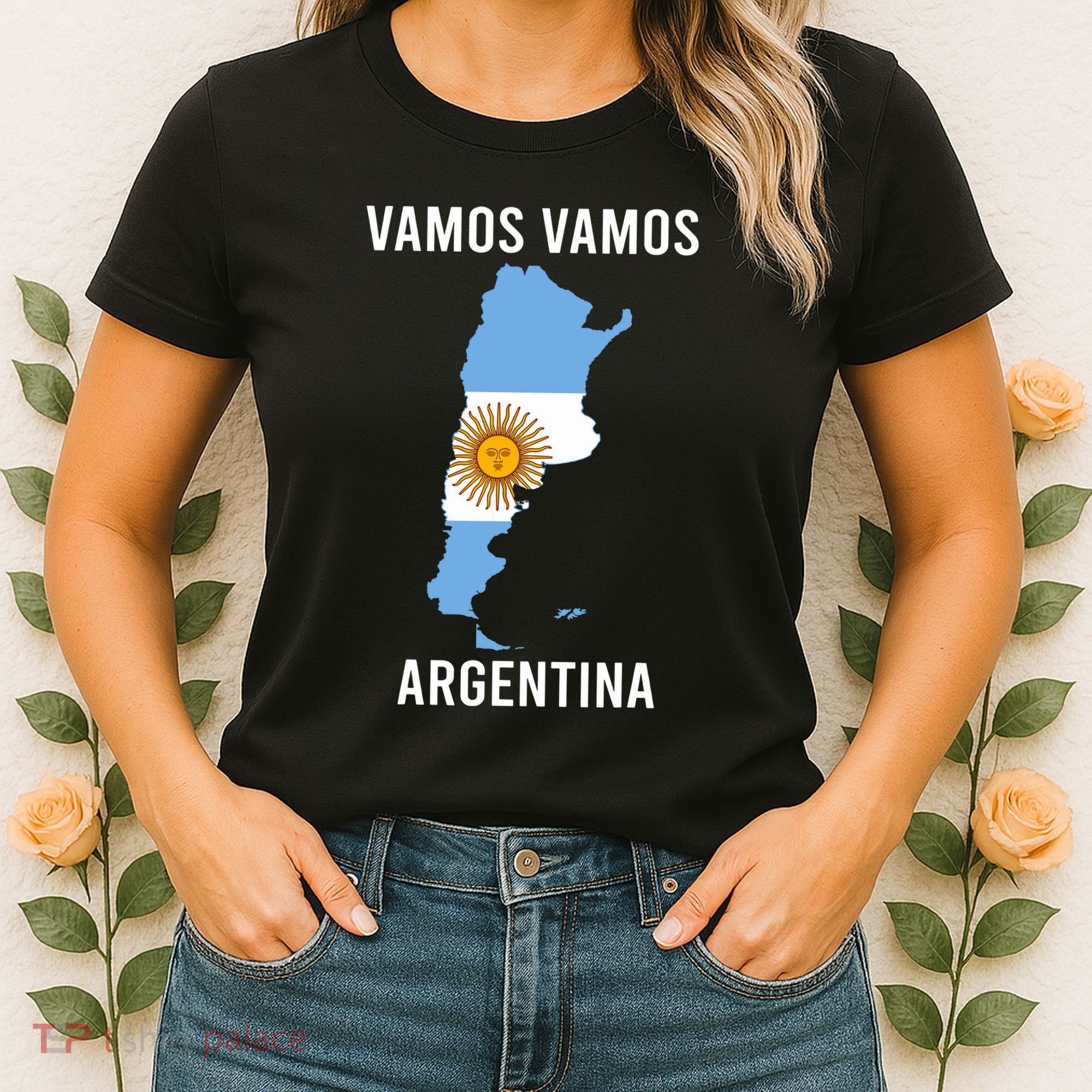 Argentina Soccer Team Jersey Shirts Argentina Flag Women's T-Shirt