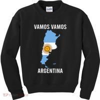 Argentina Soccer Team Jersey Shirts Argentina Flag Kids Sweatshirt thumb 0