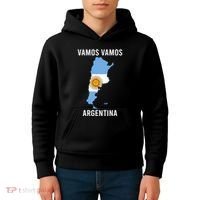 Argentina Soccer Team Jersey Shirts Argentina Flag Kids Hoodie thumb 4