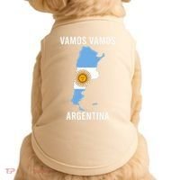 Argentina Soccer Team Jersey Shirts Argentina Flag Doggie Tank thumb 0