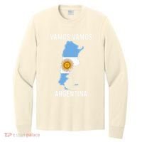 Argentina Soccer Team Jersey Shirts Argentina Flag Long Sleeve Shirt thumb 0