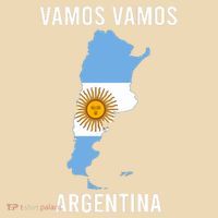 Argentina Soccer Team Jersey Shirts Argentina Flag T-Shirt thumb 2