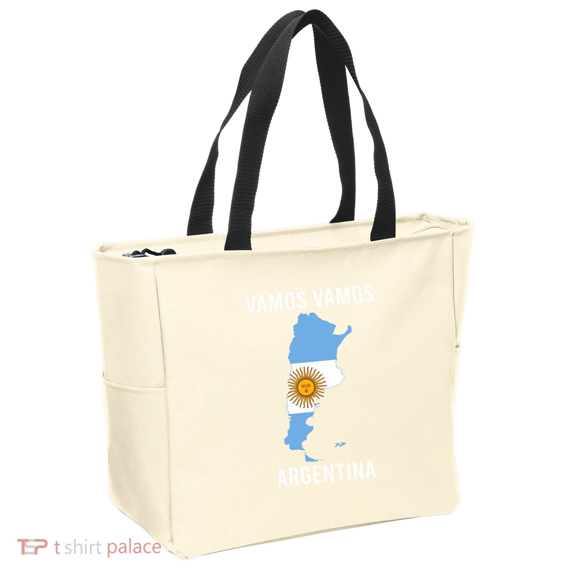 Argentina Soccer Team Jersey Shirts Argentina Flag Tote Bag