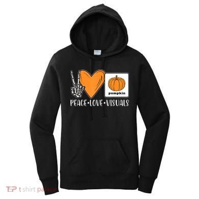 Aac Speech Therapy Slpa Group Halloween Aac Fall Device Slp Women's Hoodie