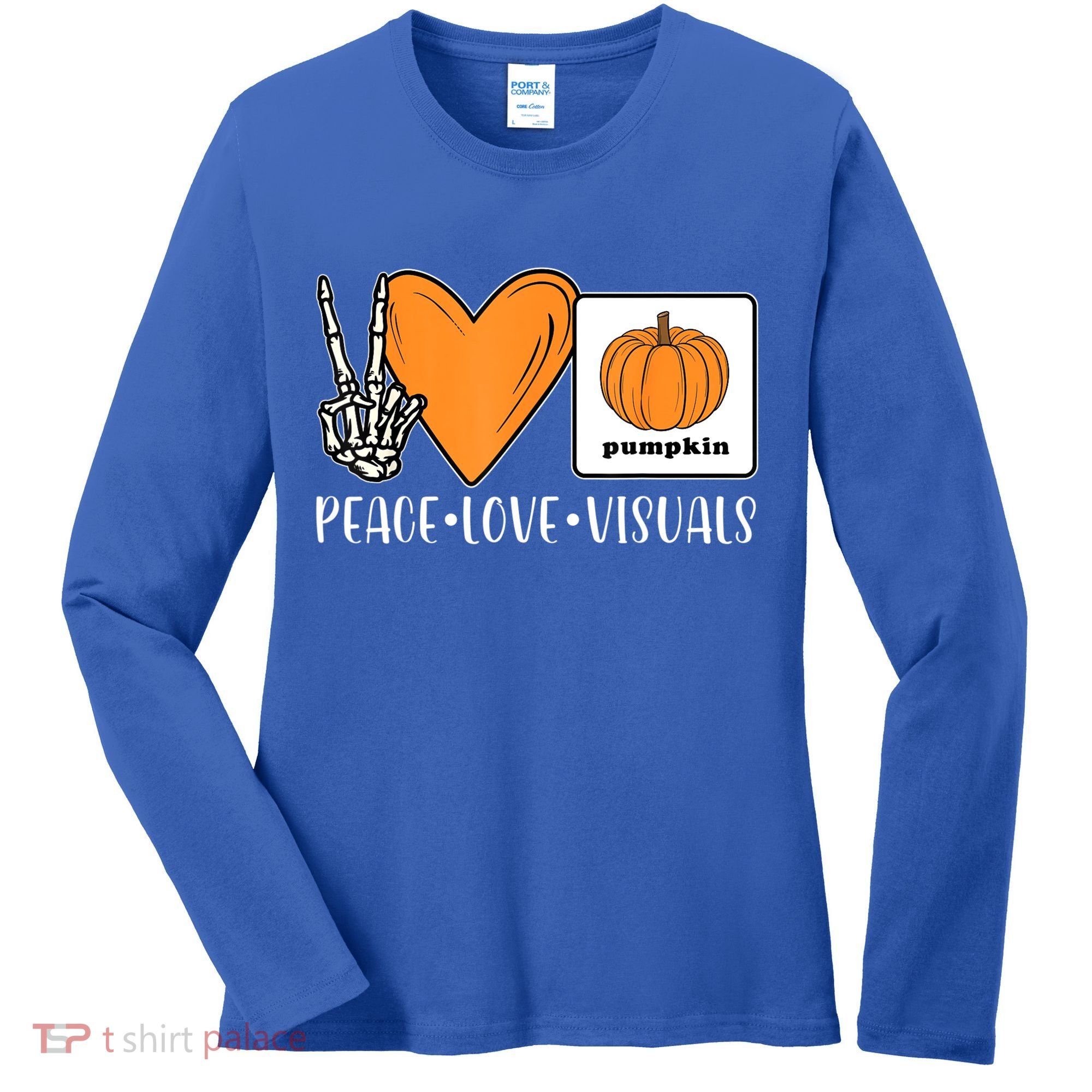Aac Speech Therapy Slpa Group Halloween Aac Fall Device Slp Women's Long Sleeve Shirt
