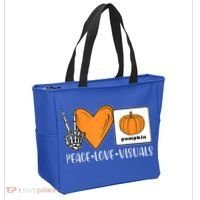 Aac Speech Therapy Slpa Group Halloween Aac Fall Device Slp Tote Bag thumb 2